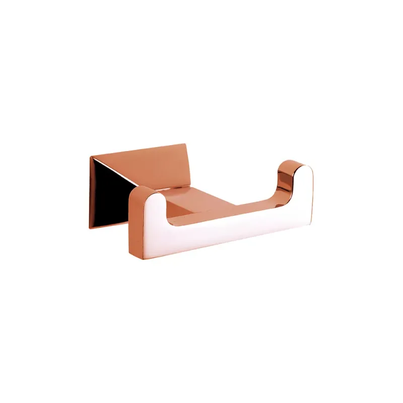 ELJ-6604A-BG Double Robe Hook (Rose Gold)