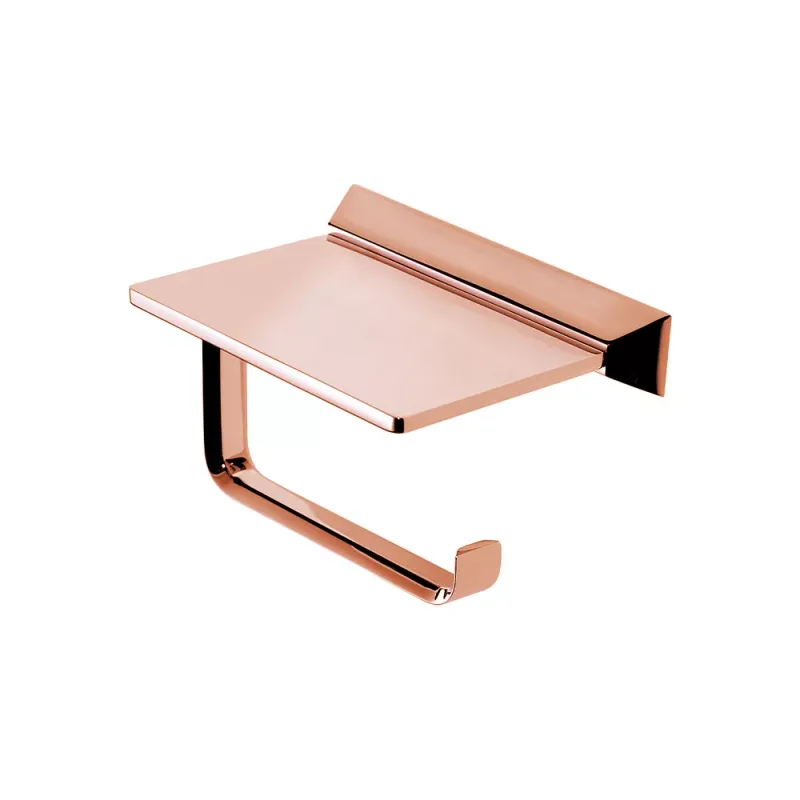 ELJ-6606B-BG Toilet Paper Holder with Top (Rose Gold)