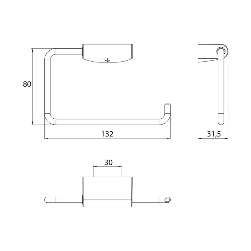 EMCO Flow 2705-001-00 Paper Holder