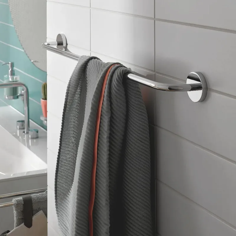 EMCO Round 4360-001-80 Single Towel Bar (800mm)