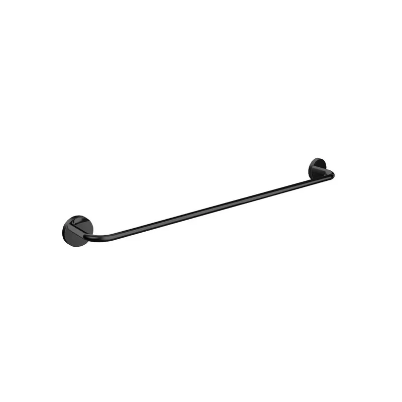 EMCO Round 4360-133-60 Single Towel Bar (600mm) (Black)