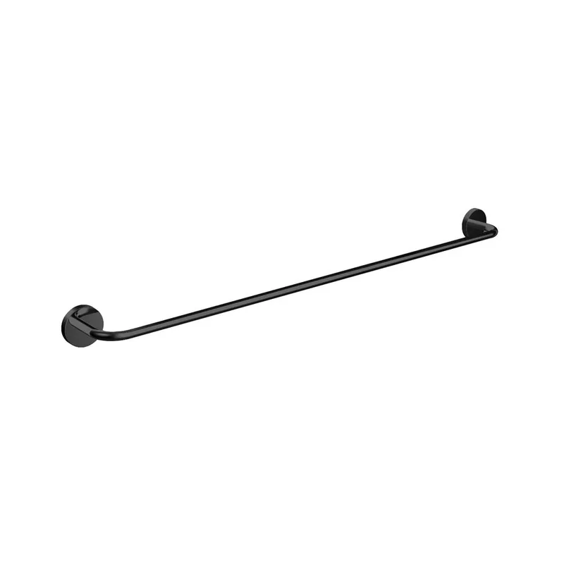 EMCO Round 4360-133-80 Single Towel Bar (800mm) (Black)