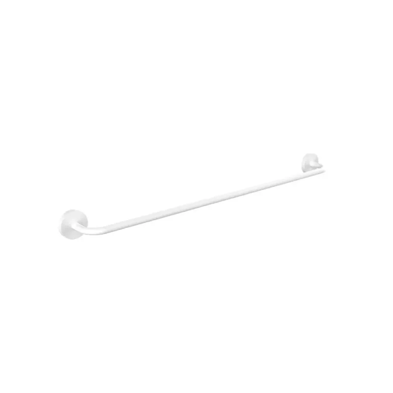 EMCO Round 4360-139-60 Single Towel Bar (600mm) (White)