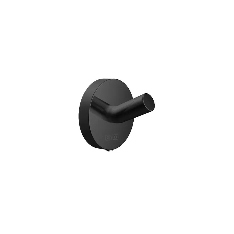 EMCO Round 4375-133-00 Single Hook (Black)
