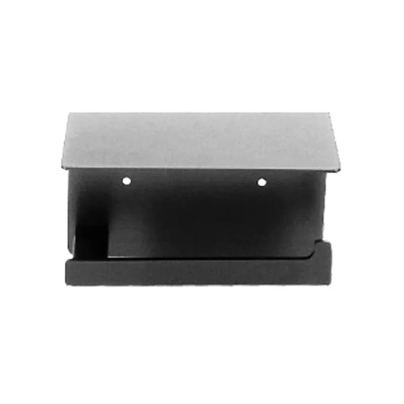 Fidelis FAC-828113-HGM Roma Toilet Paper Holder with Shelf (Gun Metal)