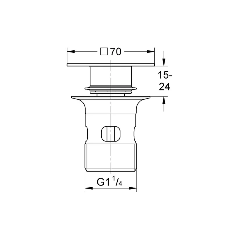 Grohe 40565000 Basin Waste (Chrome)
