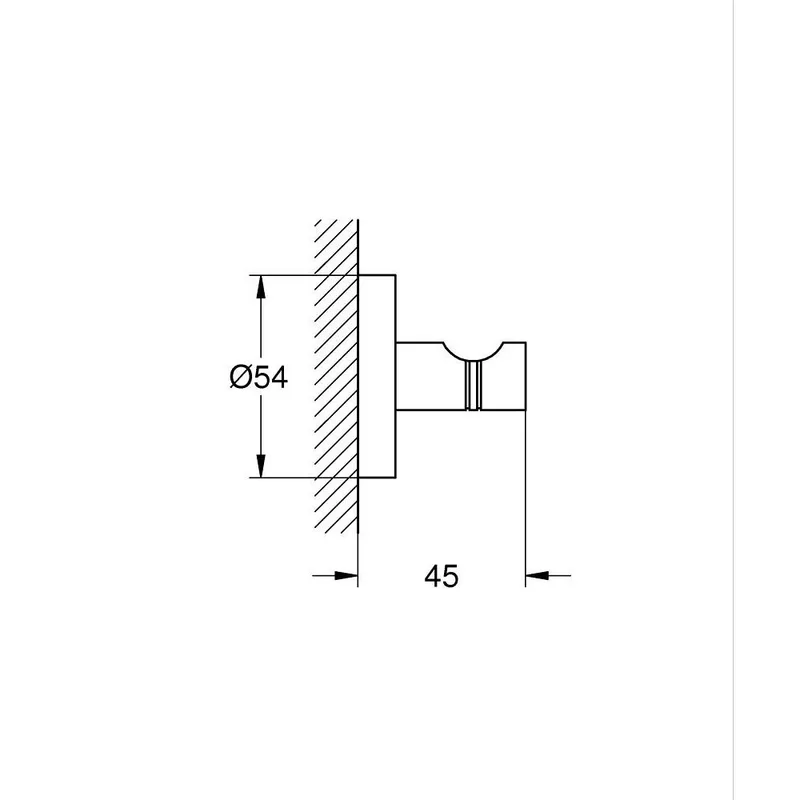 Grohe Essentials 40364001 Single Robe Hook