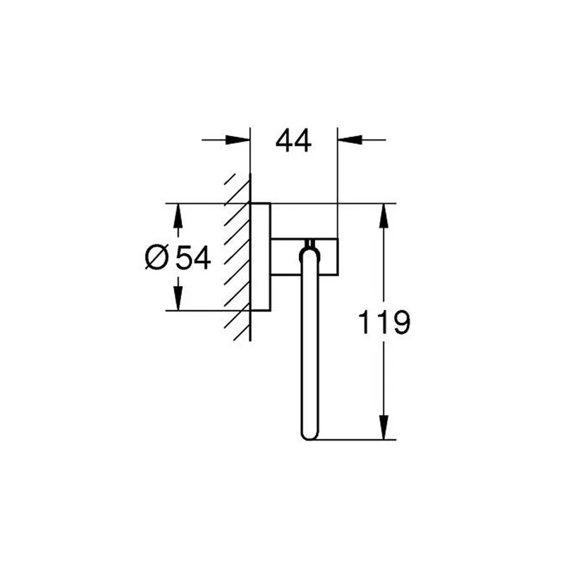 Grohe Essentials 40689001 Toilet Paper Holder