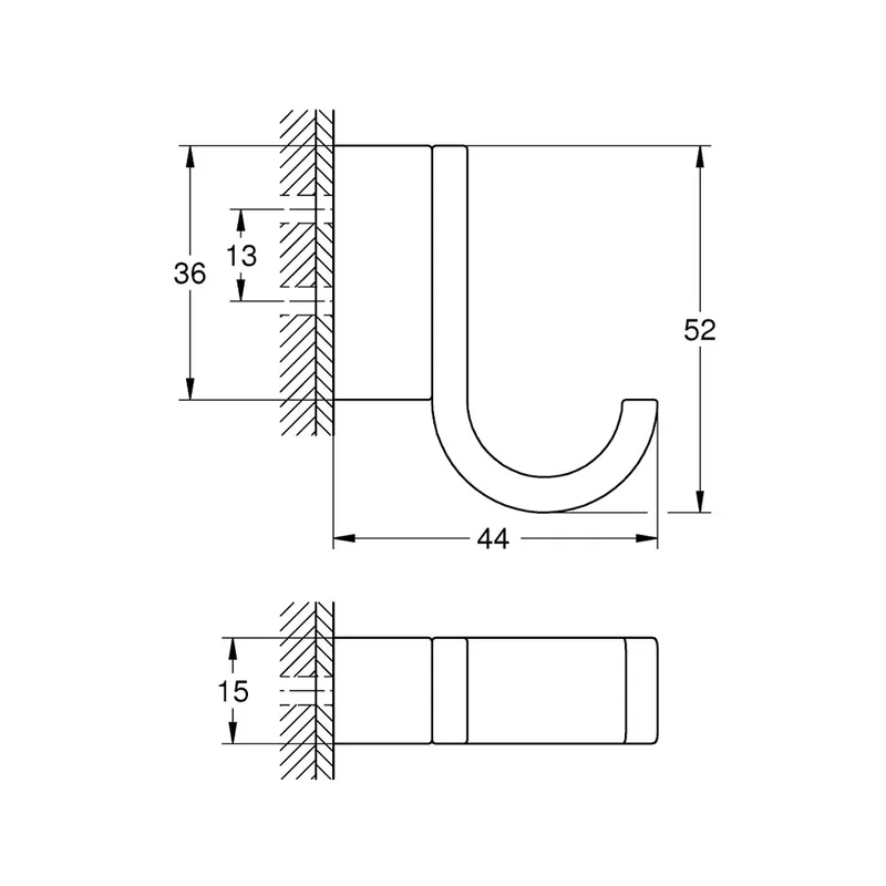Grohe Selection Robe Hook