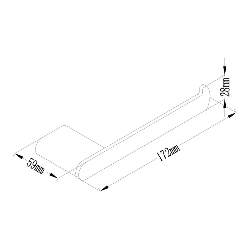 Milan NEP-M711C Paper Holder (Matt)