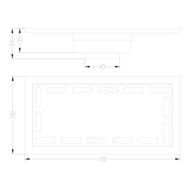NEP-DL928C Floor Drain (Matt)