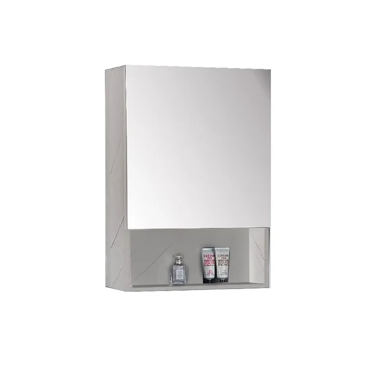 Nobel MCB-657 PVC Mirror Cabinet (White Marble)