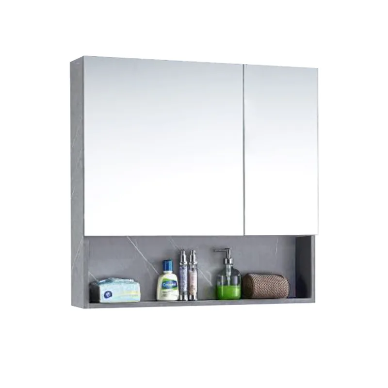 Nobel MCB-811 PVC Mirror Cabinet (Grey Marble)