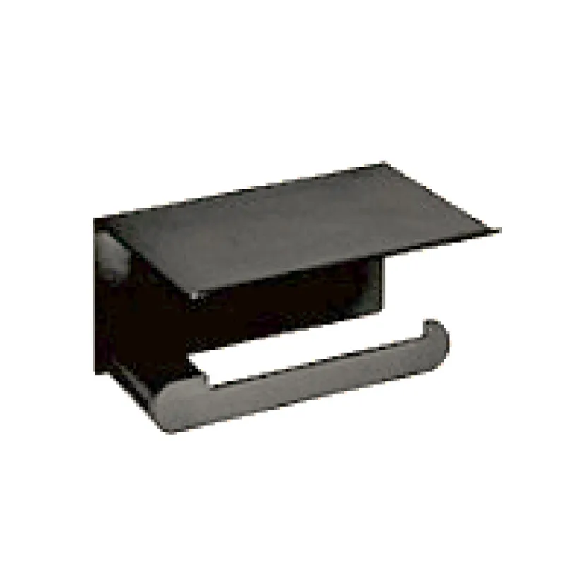 Nobel NB-7307-GM Toilet Paper Holder with Plate (Gun Metal)