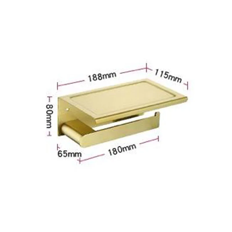 Vera Brenta VA.2005F-BN Toilet Paper Holder with Plate (Brush Nickel)