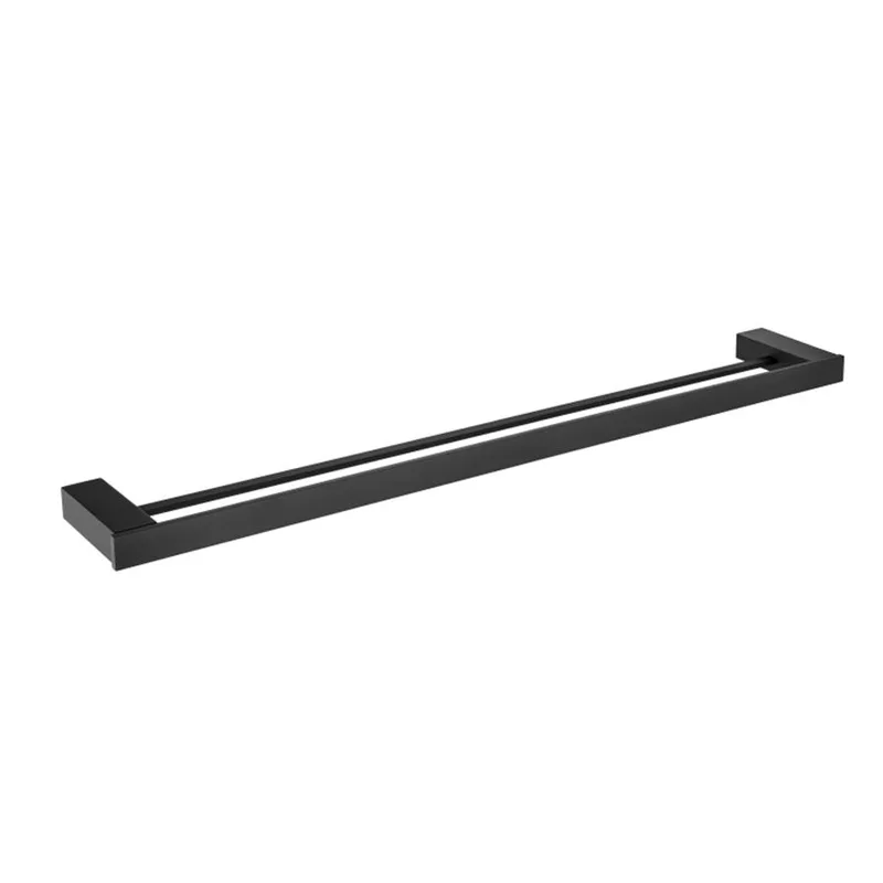 ZEN4402-L-BK Double Towel Bar