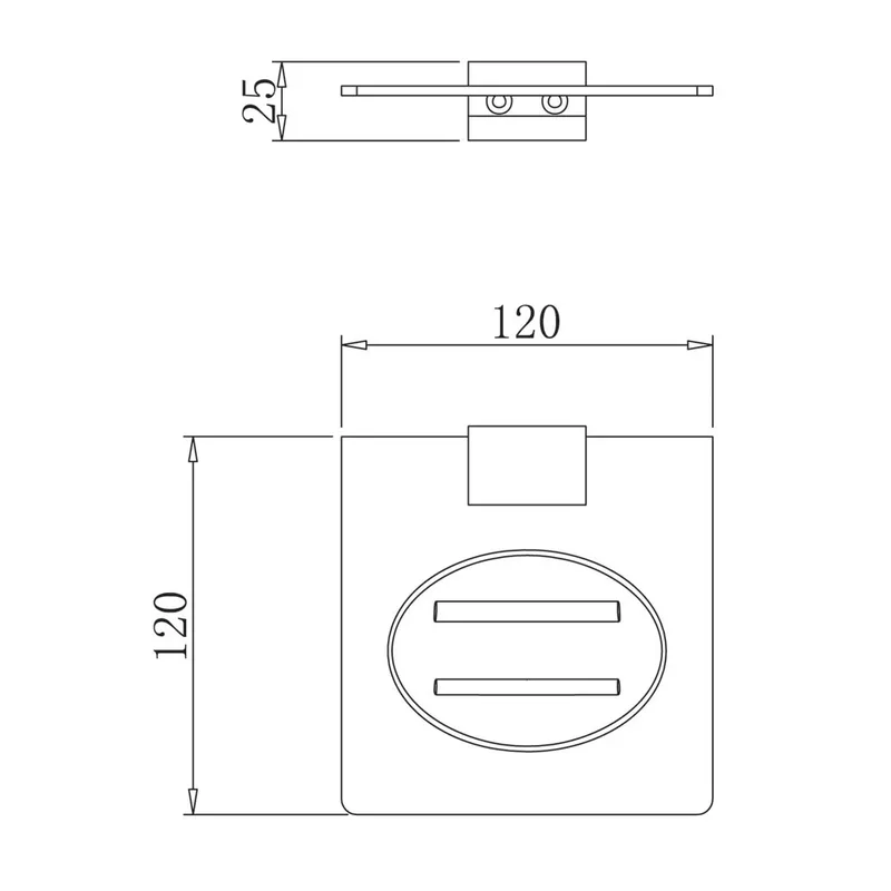 ZEN4406-BK Soap Holder