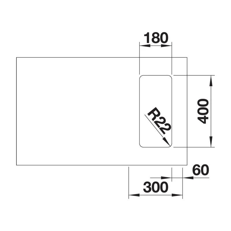BLANCO Andano 180-U Undermount Sink