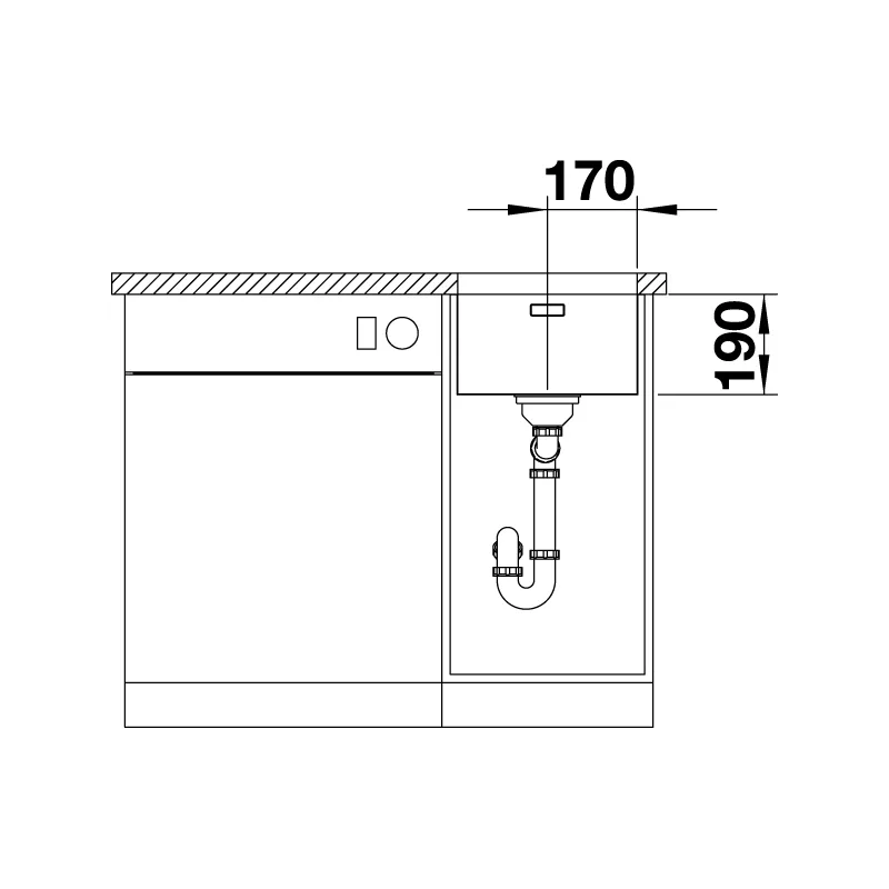 BLANCO Andano 340-U Undermount Sink