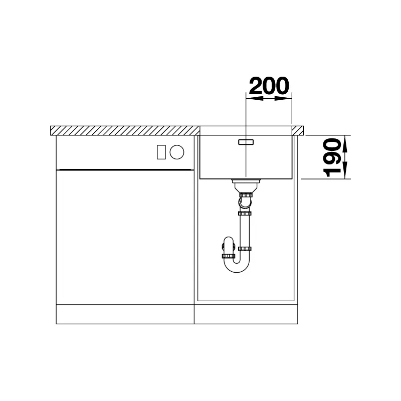 BLANCO Andano 400-U Undermount Sink