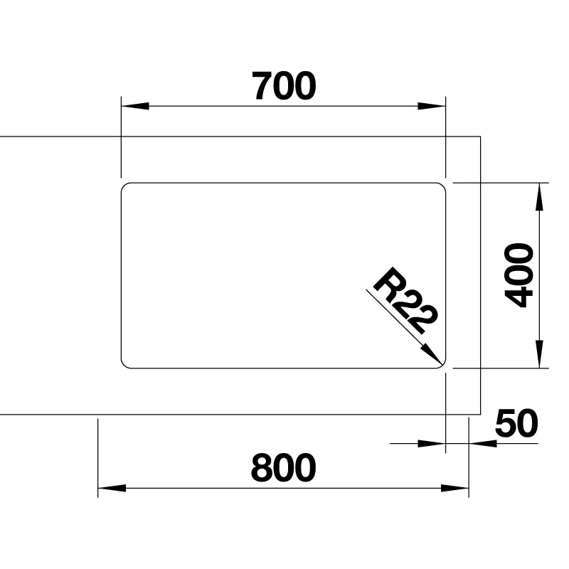 BLANCO Andano 700-U Undermount Sink