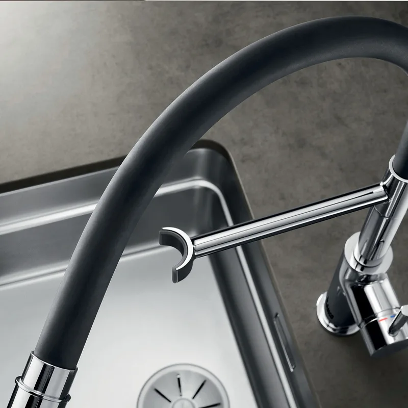 BLANCO CATRIS-S FLEXO Kitchen Sink Mixer with Flexible Spout (Chrome)