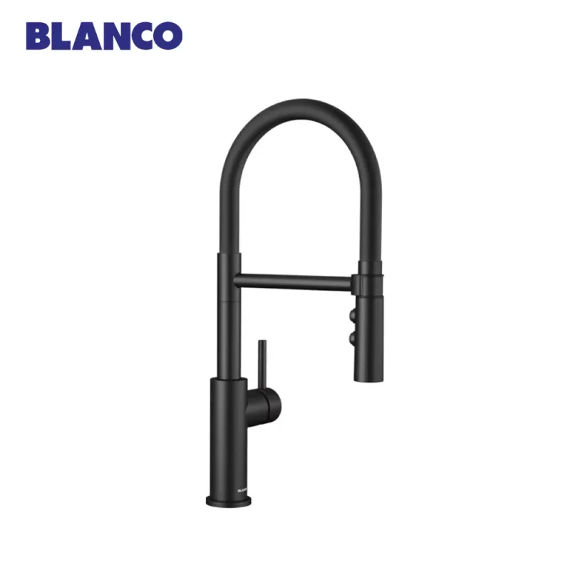 BLANCO CATRIS-S FLEXO Kitchen Sink Mixer with Flexible Spout (Black Matt)