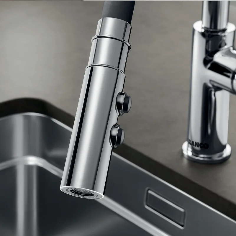BLANCO CATRIS-S FLEXO Kitchen Sink Mixer with Flexible Spout (Black Matt)
