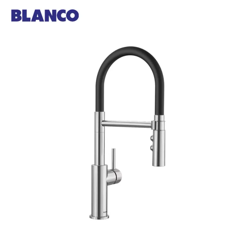 BLANCO CATRIS-S FLEXO Kitchen Sink Mixer with Flexible Spout (PVD Steel)