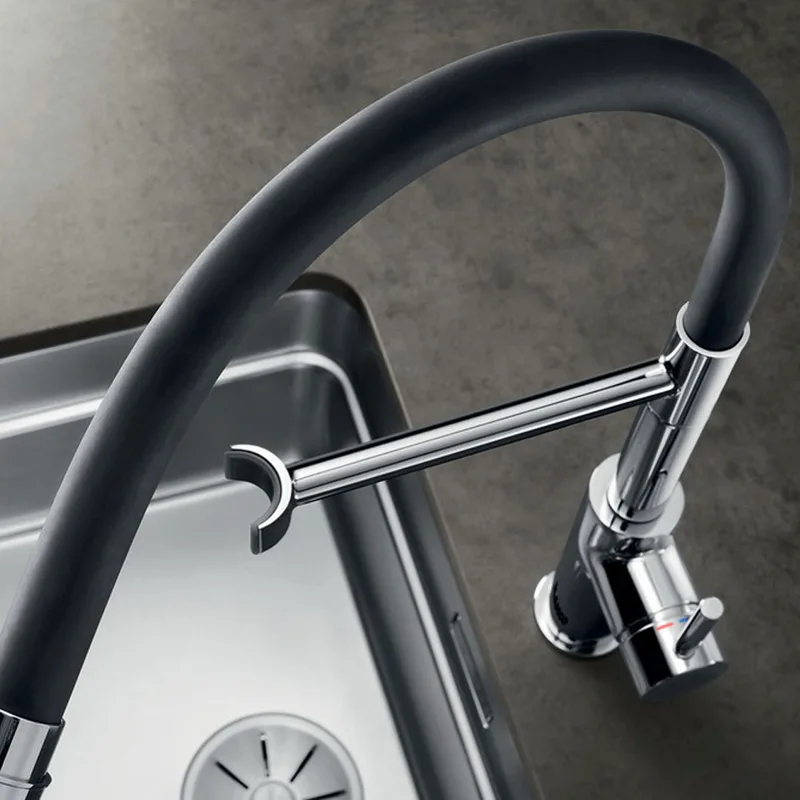 Blanco CATRIS-S Flexo with Flexible Hose (Satin Dark Steel)