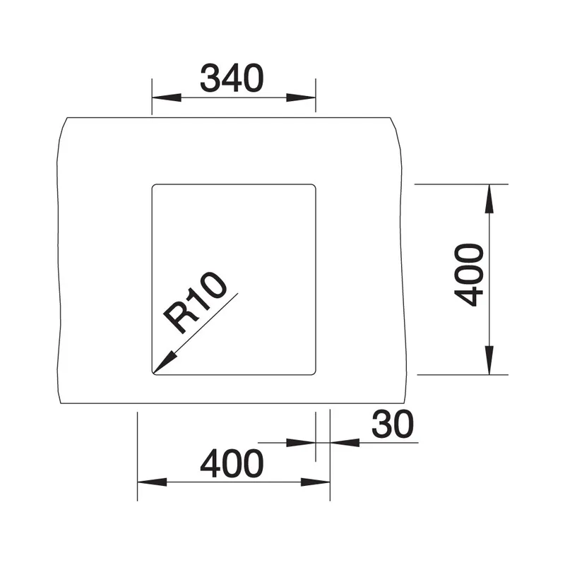 BLANCO CLARON 340-U Undermount Sink