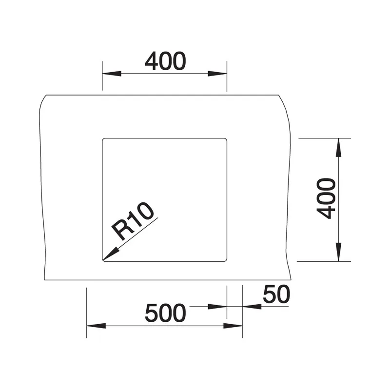 BLANCO CLARON 400-U Undermount Sink