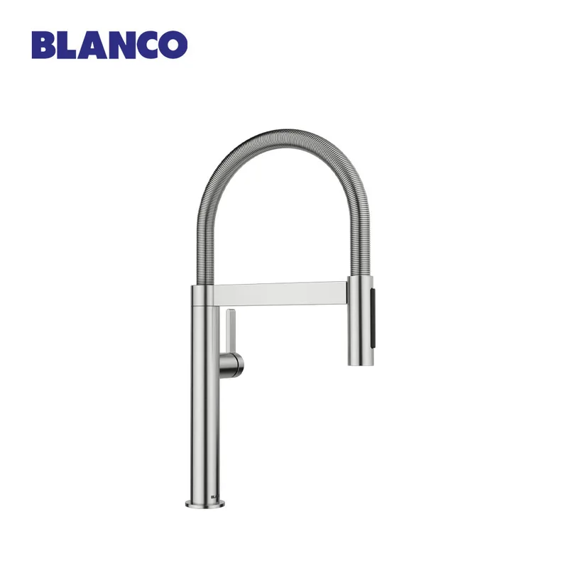 Blanco Culina-S II Mini Sink Mixer with Flexible Hose (PVD Steel)