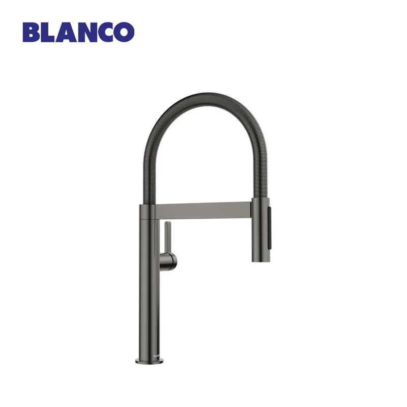 Blanco Culina-S II Mini Sink Mixer with Flexible Hose (Satin Dark Steel)