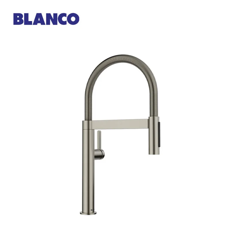 Blanco Culina-S II Mini Sink Mixer with Flexible Hose (Satin Platinum)