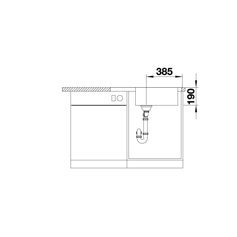 BLANCO Dinas XL 6S Compact Sink