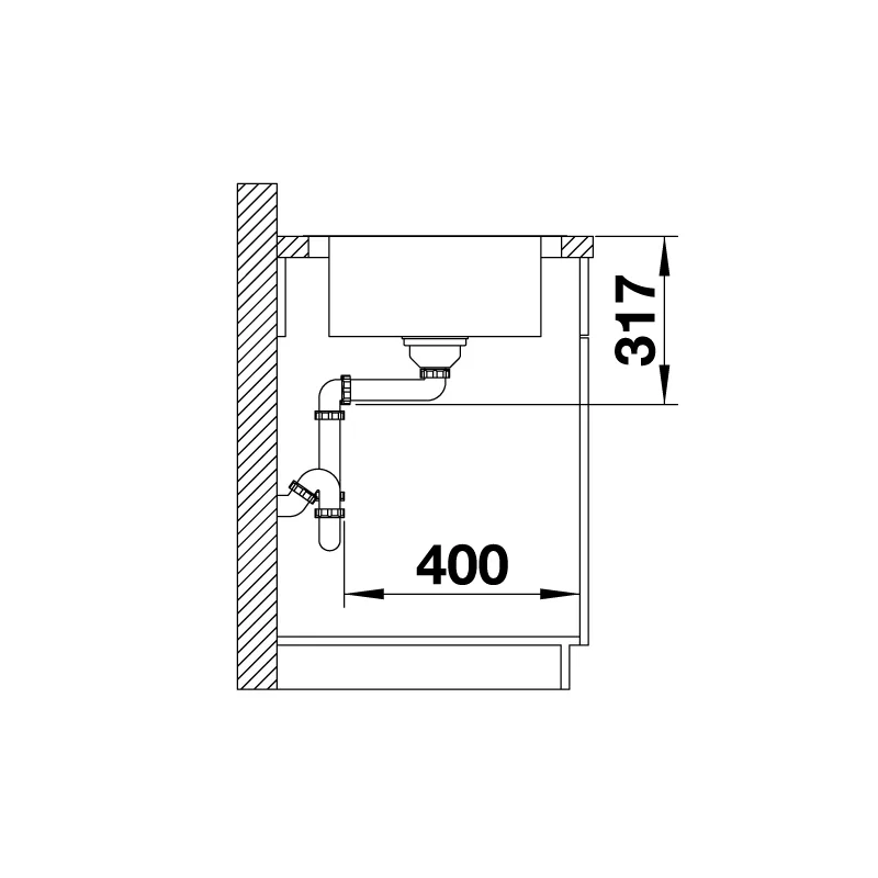 BLANCO Dinas XL 6S Compact Sink