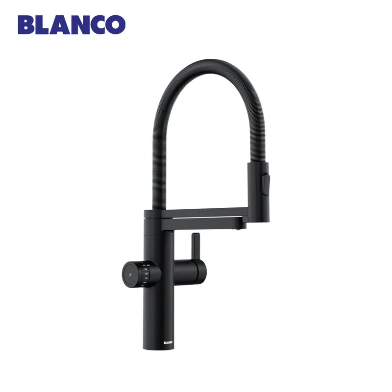 BLANCO EVOL-S Pro drink.filter Kitchen Mixer (Black Matt)