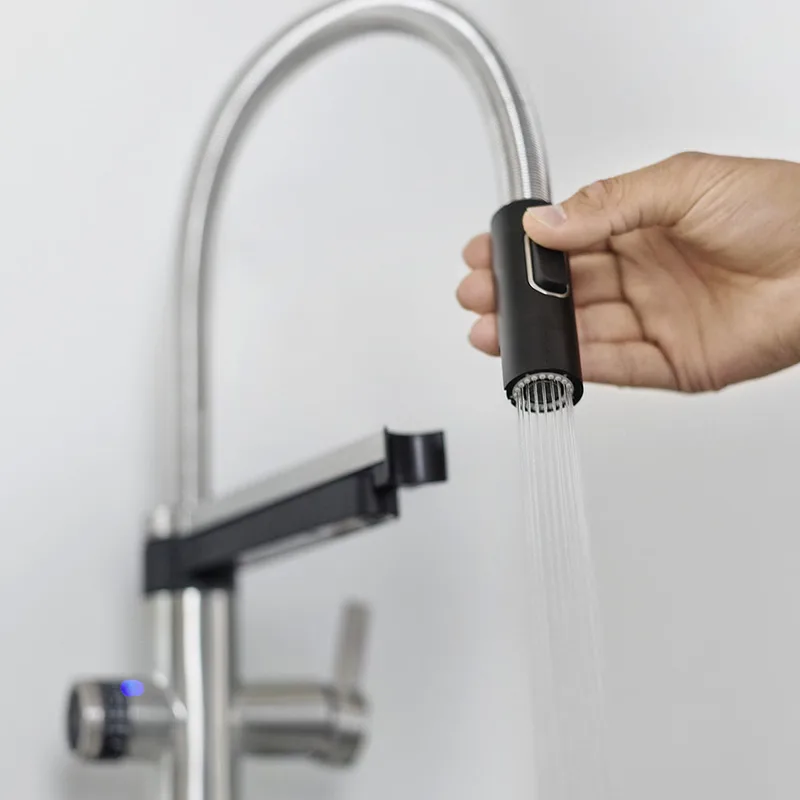 BLANCO EVOL-S Pro drink.filter Kitchen Mixer (PVD Steel)