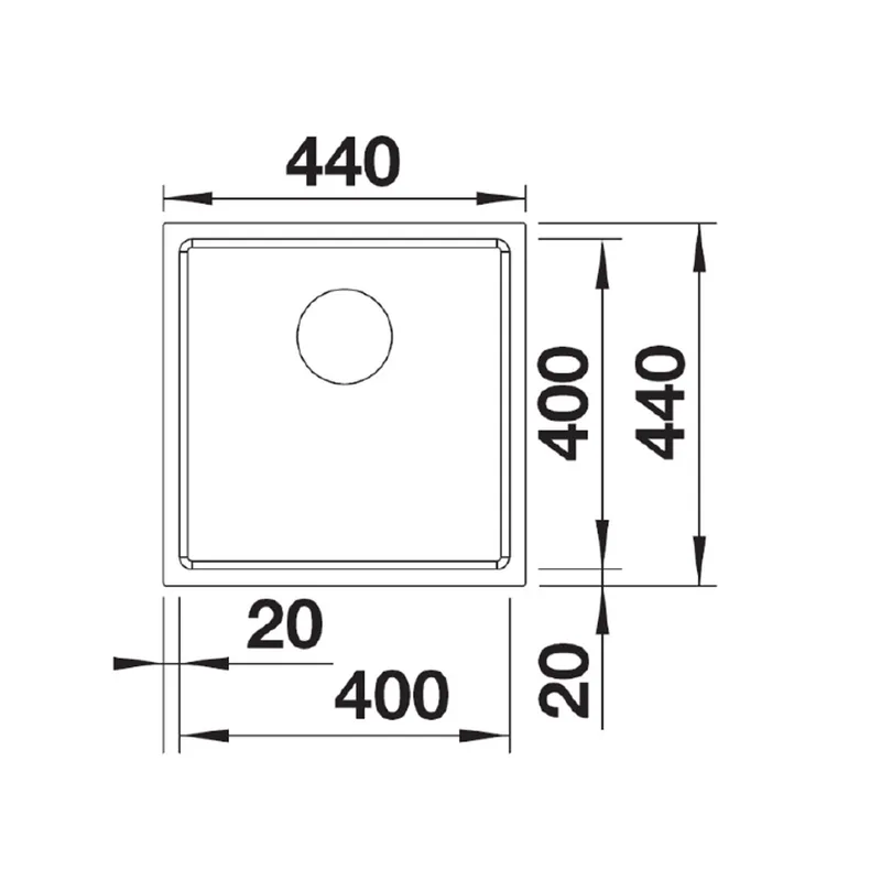 BLANCO Karis 400-U Kitchen Sink