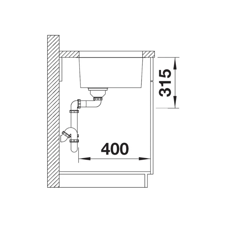 BLANCO Karis 400-U Kitchen Sink