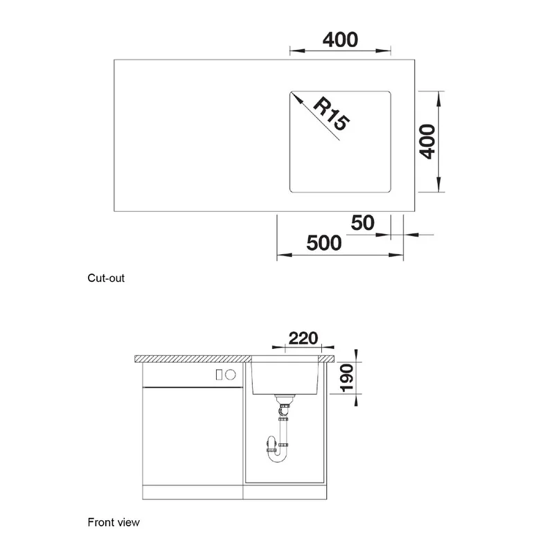 BLANCO Karis 400-U Kitchen Sink
