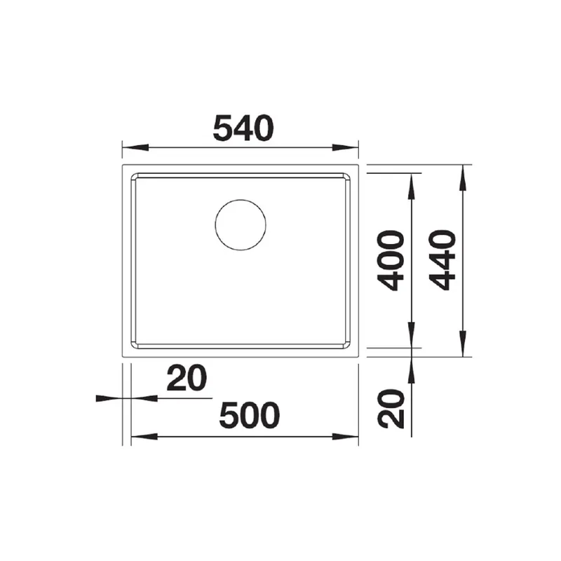 BLANCO Karis 500-U Kitchen Sink