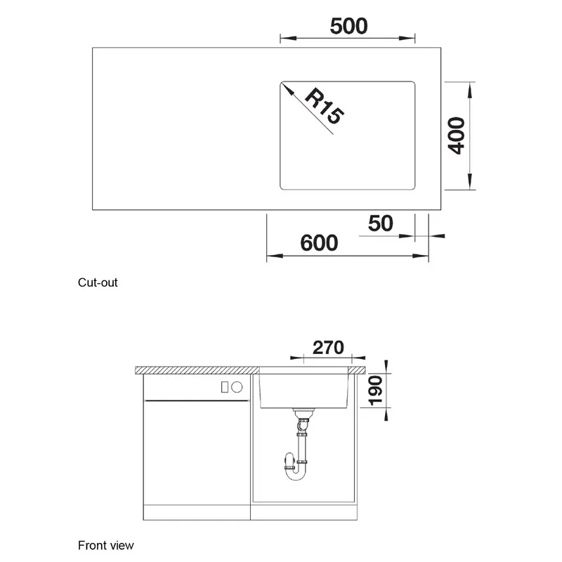 BLANCO Karis 500-U Kitchen Sink
