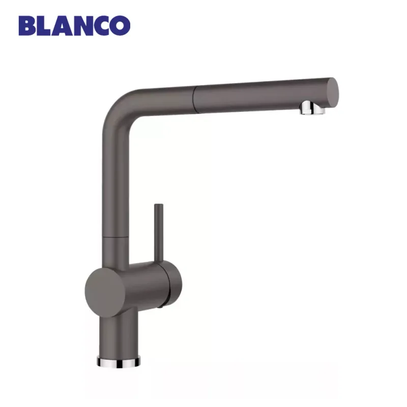 BLANCO LINUS-S Kitchen Sink Mixer with Pull-Out Spout (Rock Grey)