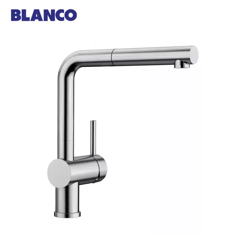 BLANCO LINUS-S Kitchen Sink Mixer with Pull-Out Spout (Stainless Steel)