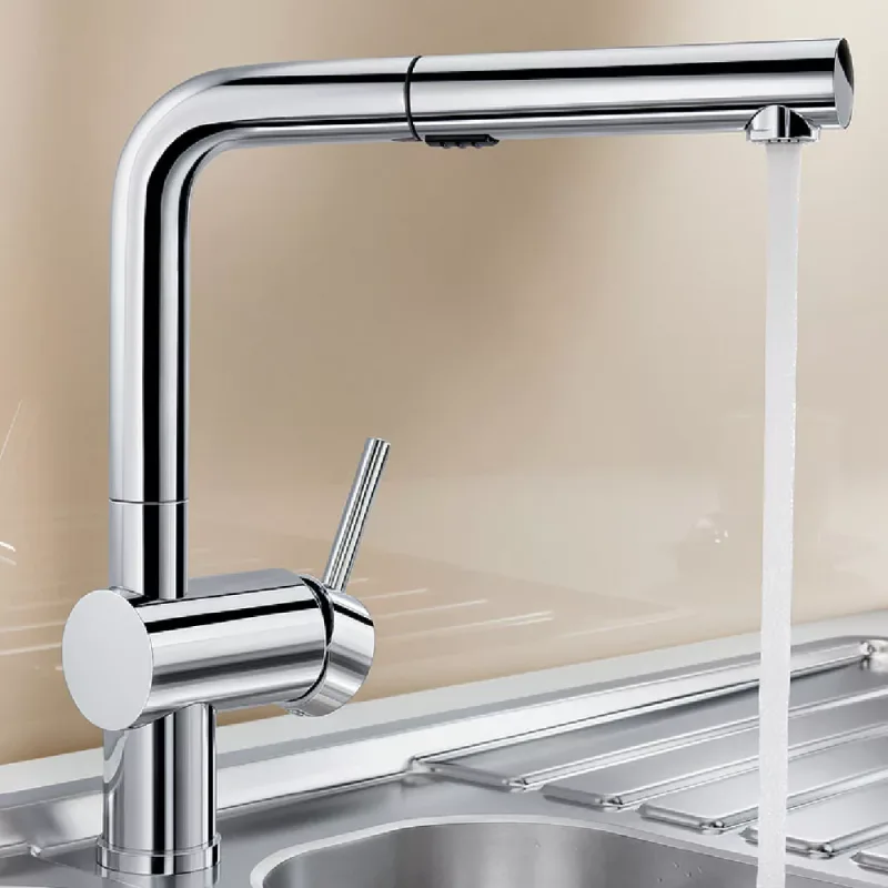 BLANCO LINUS-S-VARIO Kitchen Sink Mixer with Pull-Out Spout