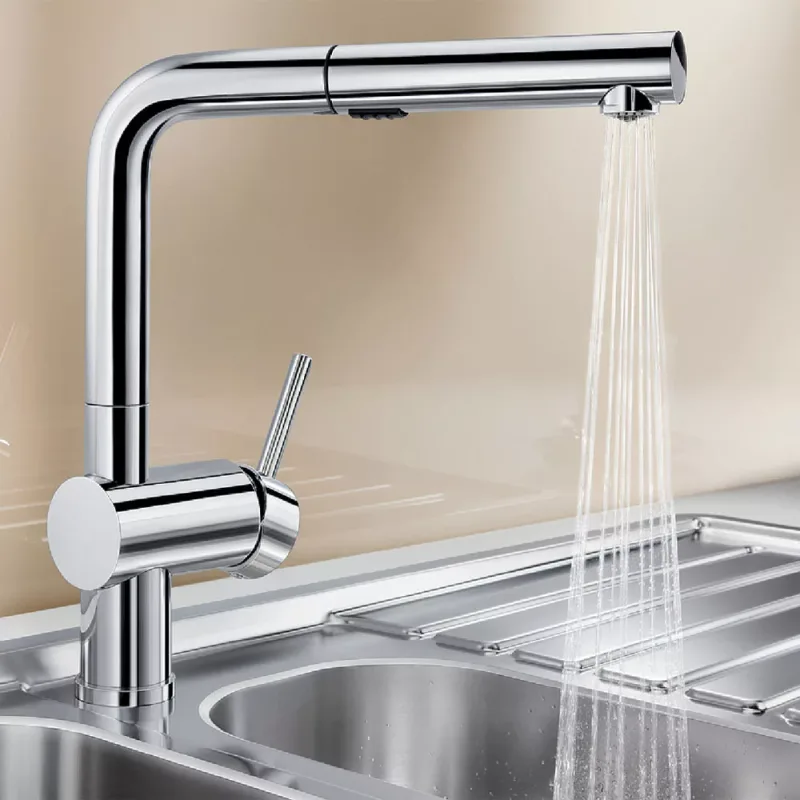 BLANCO LINUS-S-VARIO Kitchen Sink Mixer with Pull-Out Spout
