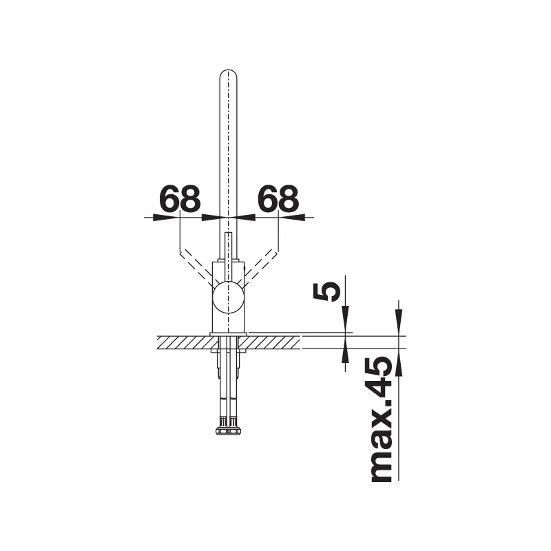 BLANCO MIDA-XL Kitchen Sink Mixer