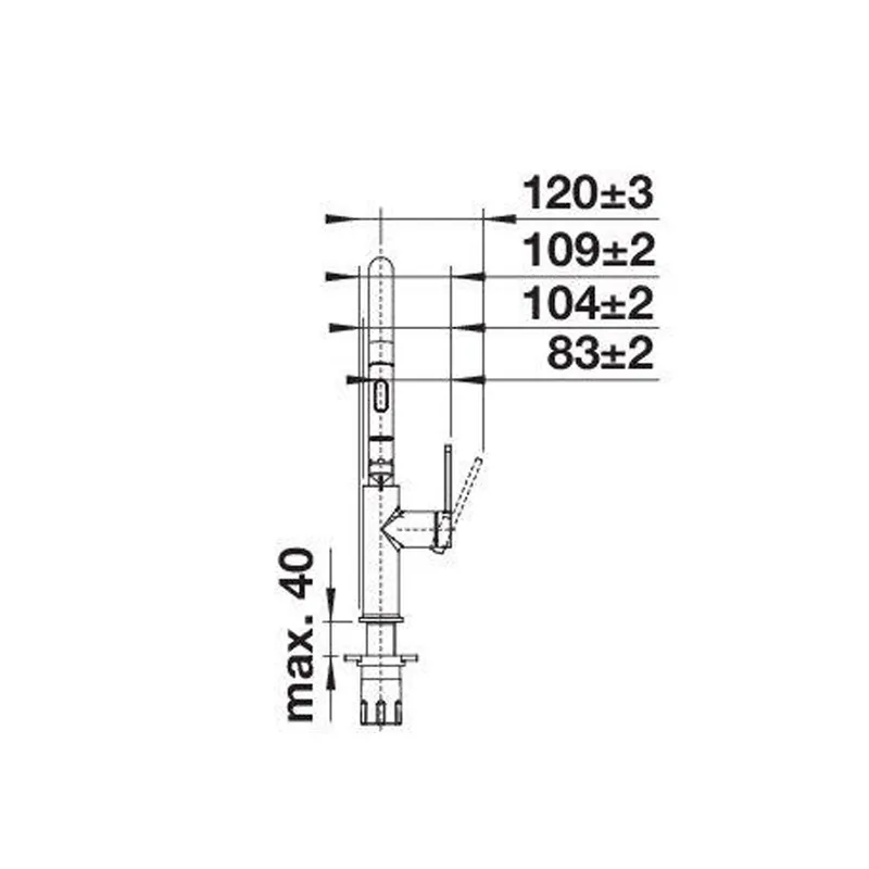 BLANCO MIHA-C-S Pull-Out Sink Mixer